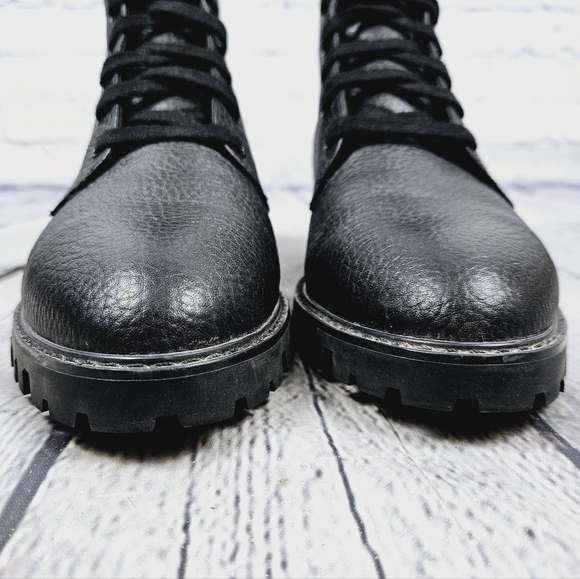 SENSO | Jackson laceup lugged sole moto combat boots - Picture 4 of 12